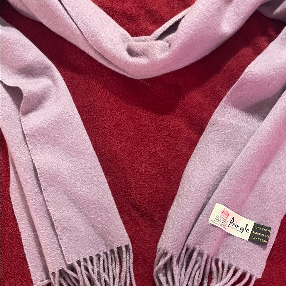 Pringle Soft Lilac Cashmere Wrap